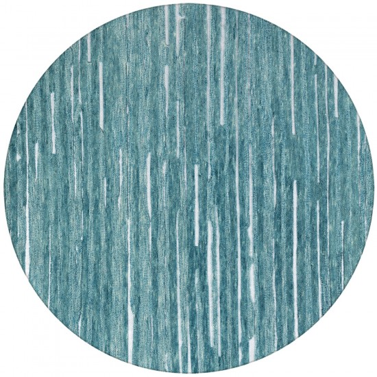 Vibes VB1 Teal 10' x 10' Round Rug