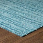 Vibes VB1 Teal 2'3" x 7'6" Runner Rug