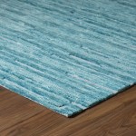 Vibes VB1 Teal 2'6" x 10' Runner Rug