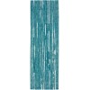 Vibes VB1 Teal 2'6" x 20' Runner Rug