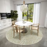 Winslow WL2 Aloe 4' x 4' Round Rug