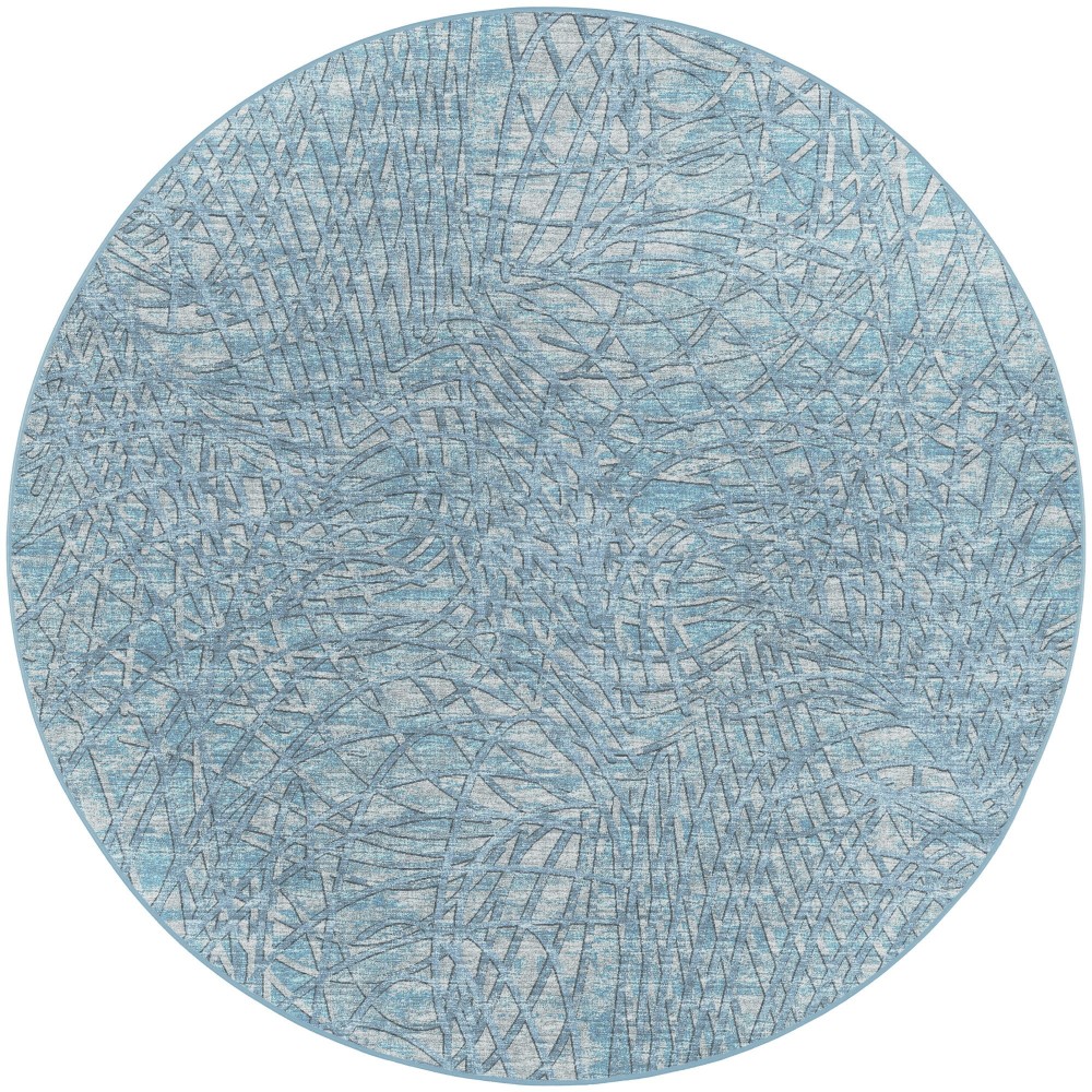 Winslow WL2 Indigo 8' x 8' Round Rug Winslow WL2 Indigo 8' x 8' Round Rug