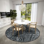 Winslow WL2 Midnight 10' x 10' Round Rug