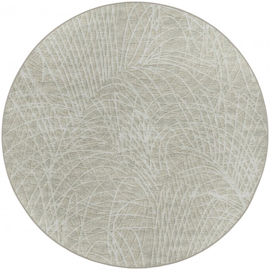 Winslow WL2 Taupe 10' x 10' Round Rug