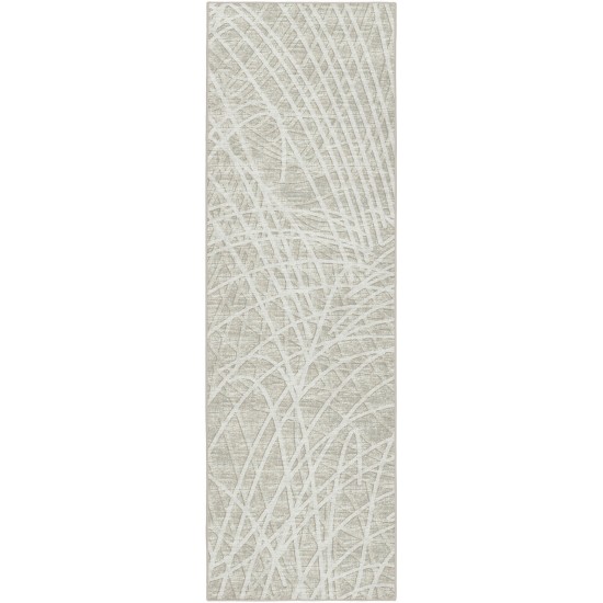 Winslow WL2 Taupe 2'6" x 8' Runner Rug