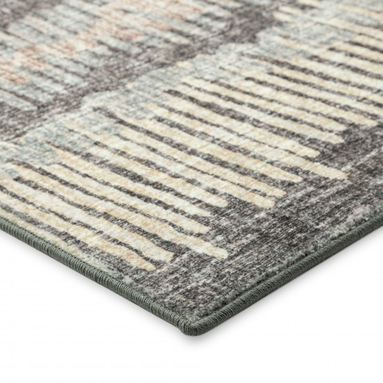 Winslow WL4 Charcoal 4' x 4' Round Rug
