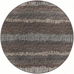 Winslow WL4 Coffee 6\' x 6\' Round Rug