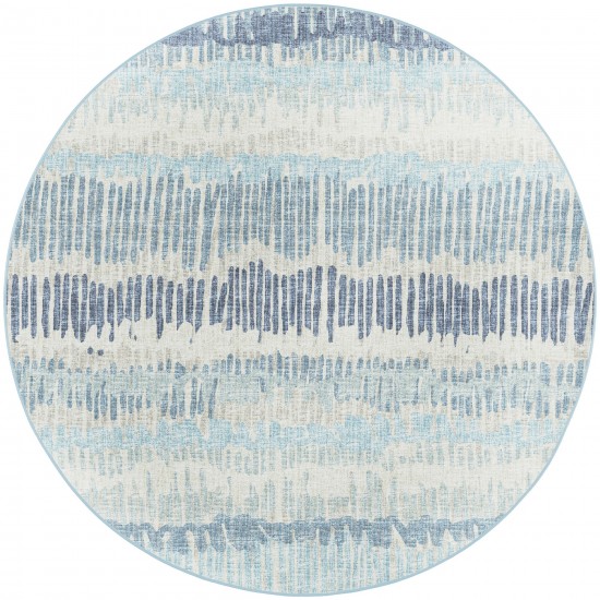 Winslow WL4 Sky 6' x 6' Round Rug