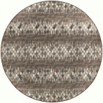 Winslow WL5 Driftwood 4' x 4' Round Rug