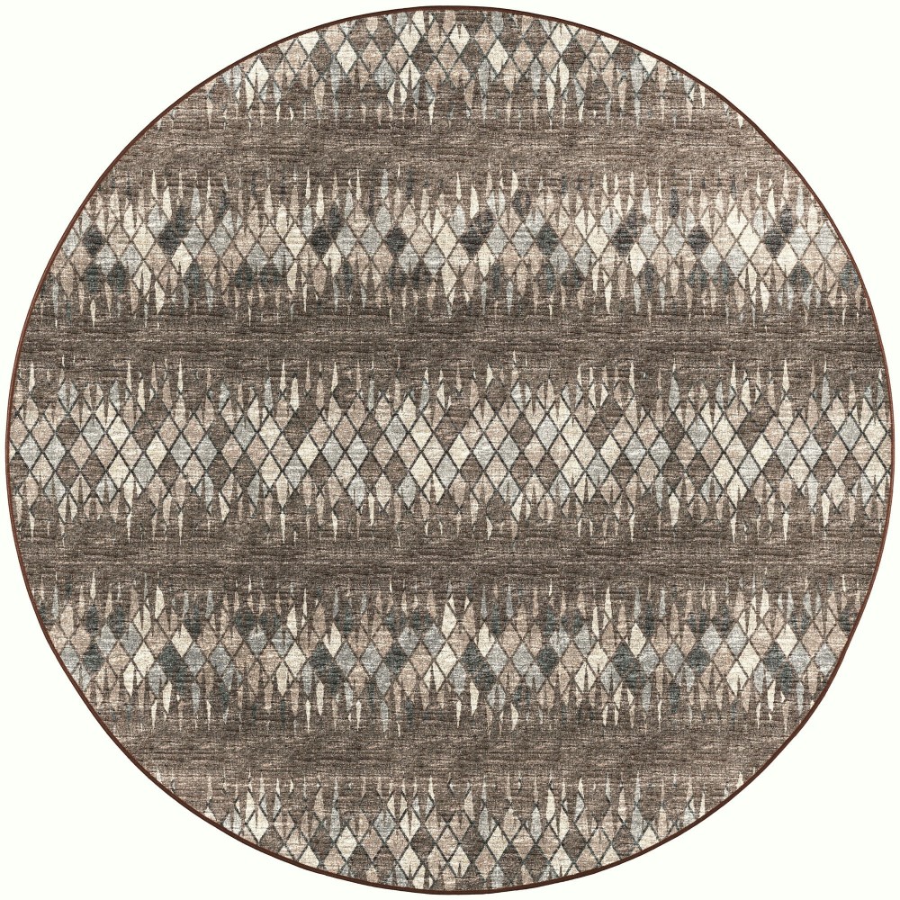 Winslow WL5 Driftwood 4' x 4' Round Rug