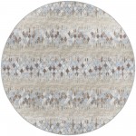 Winslow WL5 Taupe 6' x 6' Round Rug