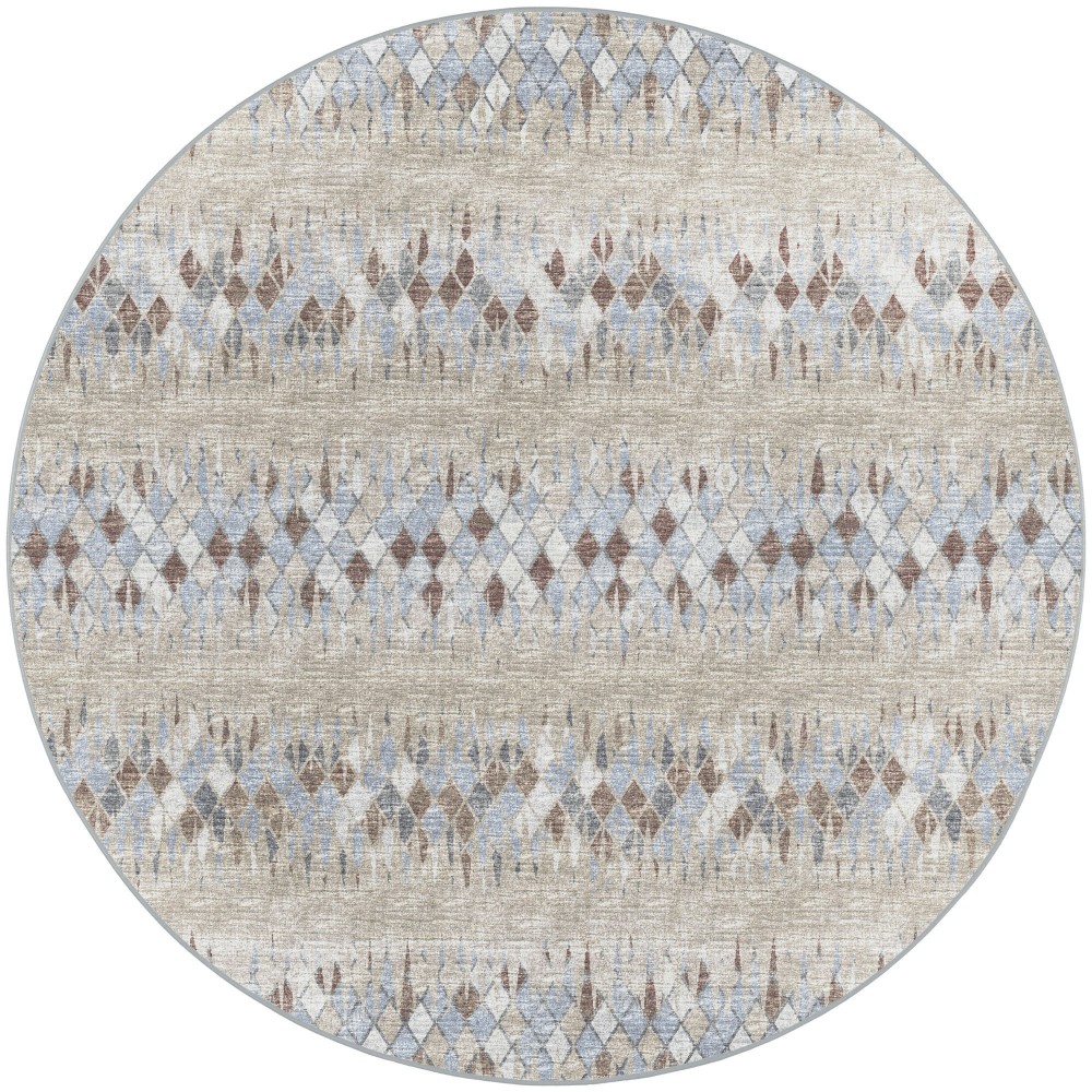 Winslow WL5 Taupe 6' x 6' Round Rug Winslow WL5 Taupe 6' x 6' Round Rug