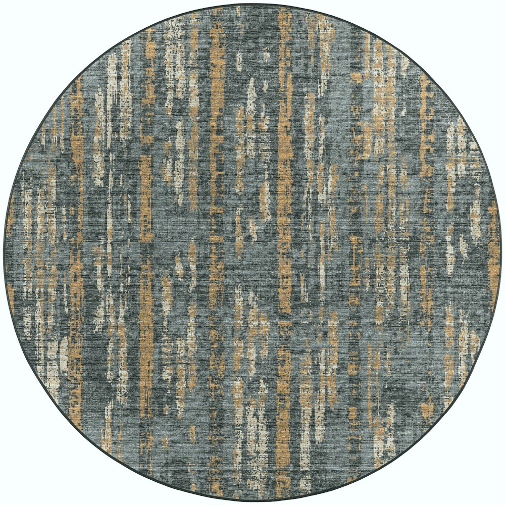 Winslow WL6 Charcoal 4' x 4' Round Rug Winslow WL6 Charcoal 4' x 4' Round Rug