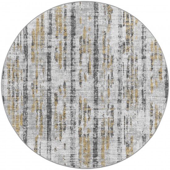 Winslow WL6 Grey 6' x 6' Round Rug