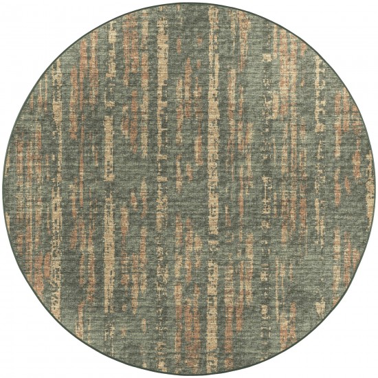 Winslow WL6 Olive 10' x 10' Round Rug