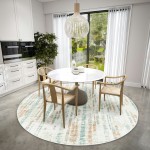 Winslow WL6 Pearl 4' x 4' Round Rug