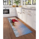 Indoor/Outdoor Wonderland WN1 Twilight Washable 2'3" x 7'6" Runner Rug