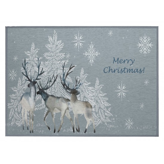 Indoor/Outdoor Wonderland WN2 Grey Washable 1'8" x 2'6" Rug