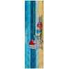 Indoor/Outdoor Wonderland WN9 Ocean Washable 2'3" x 7'6" Runner Rug