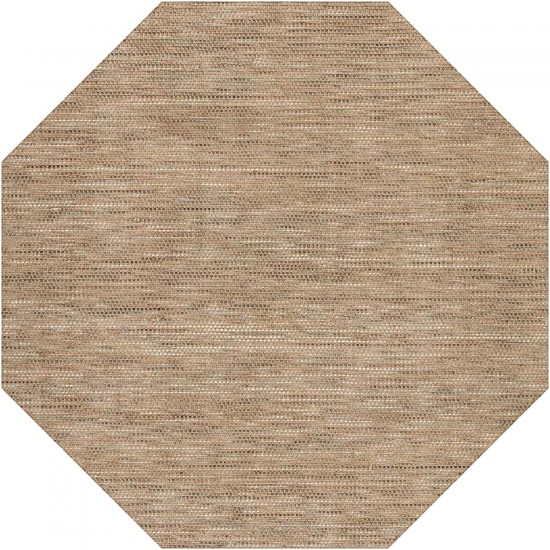 Zion ZN1 Chocolate 10' x 10' Octagon Rug