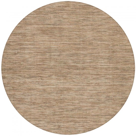 Zion ZN1 Chocolate 10' x 10' Round Rug