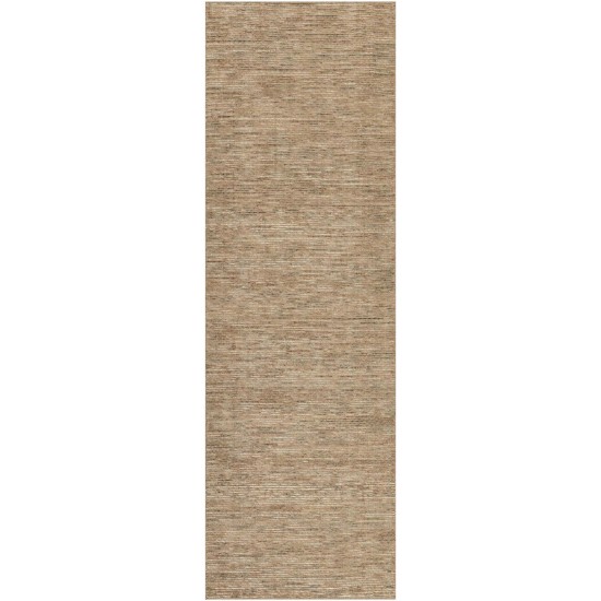 Zion ZN1 Chocolate 2'6" x 10' Runner Rug