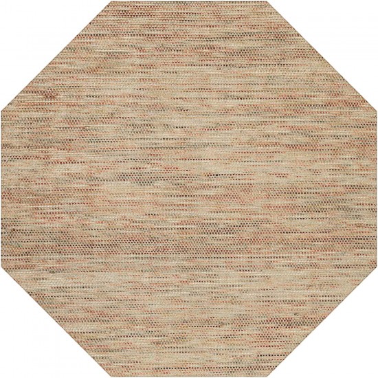 Zion ZN1 Mocha 4' x 4' Octagon Rug