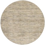 Zion ZN1 Mushroom 6' x 6' Round Rug