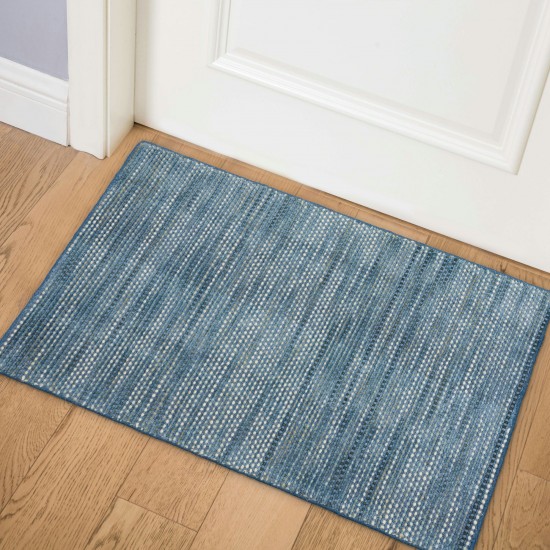 Zion ZN1 Navy 2' x 3' Rug