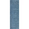 Zion ZN1 Navy 2'6" x 12' Runner Rug