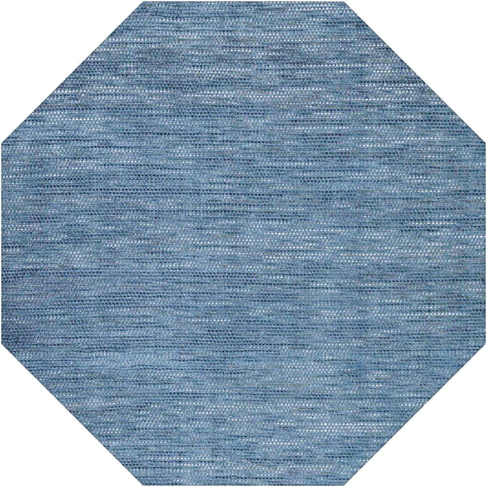 Zion ZN1 Navy 4' x 4' Octagon Rug