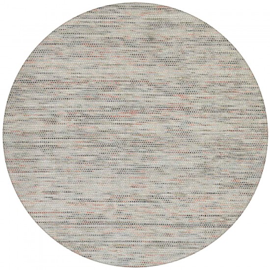 Zion ZN1 Silver 10' x 10' Round Rug