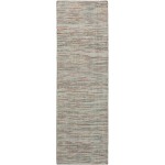 Zion ZN1 Silver 2\'6" x 10\' Runner Rug