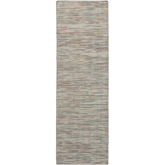 Zion ZN1 Silver 2'6" x 10' Runner Rug