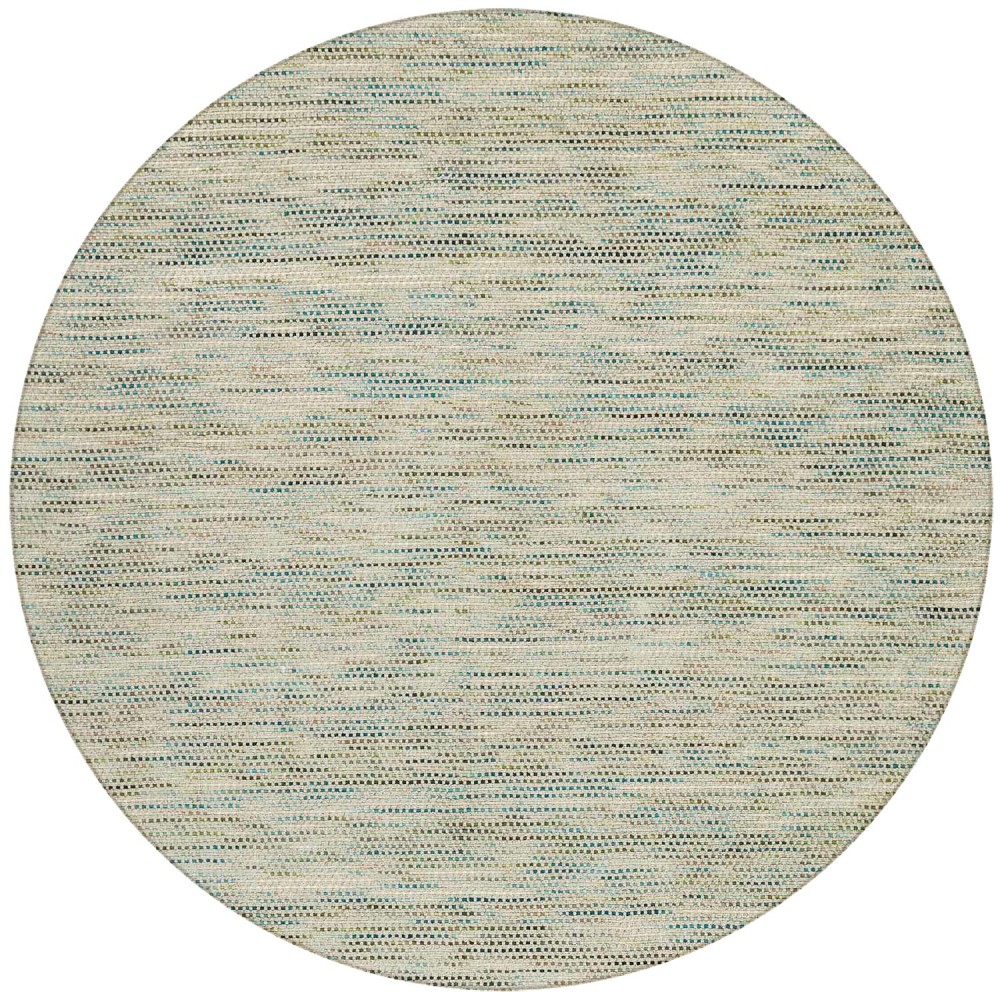 Zion ZN1 Taupe 10' x 10' Round Rug