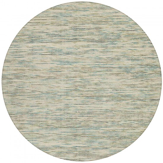 Zion ZN1 Taupe 12' x 12' Round Rug