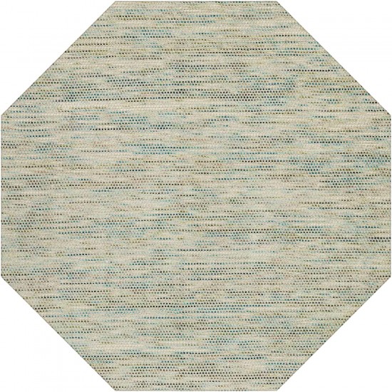 Zion ZN1 Taupe 4' x 4' Octagon Rug