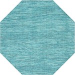 Zion ZN1 Teal 10\' x 10\' Octagon Rug