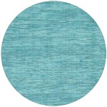 Zion ZN1 Teal 10' x 10' Round Rug