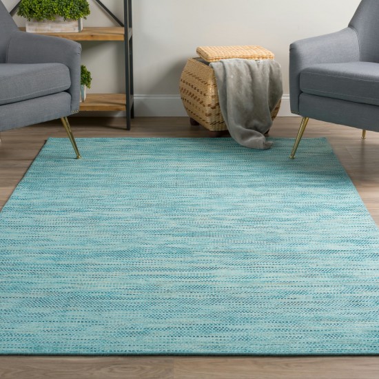 Zion ZN1 Teal 2' x 3' Rug