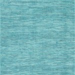 Zion ZN1 Teal 4' x 4' Square Rug