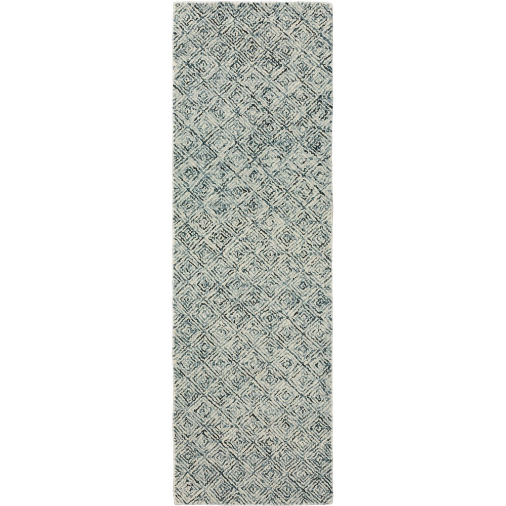 Zoe ZZ1 Charcoal 2'6" x 10' Runner Rug