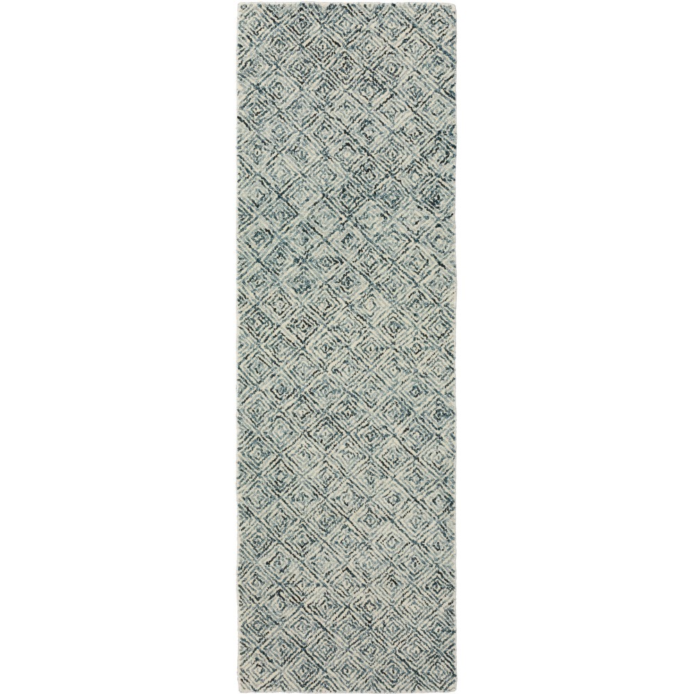 Zoe ZZ1 Charcoal 2'6" x 20' Runner Rug