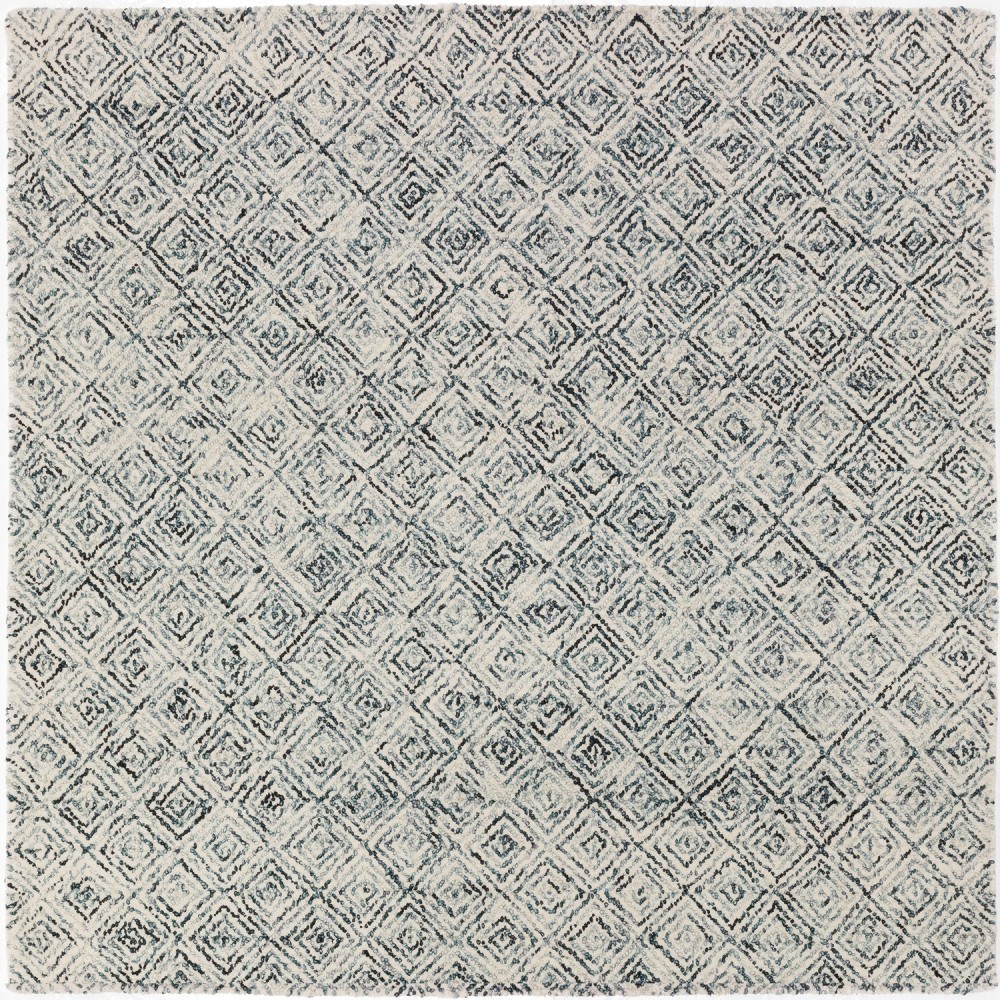 Zoe ZZ1 Charcoal 6' x 6' Square Rug