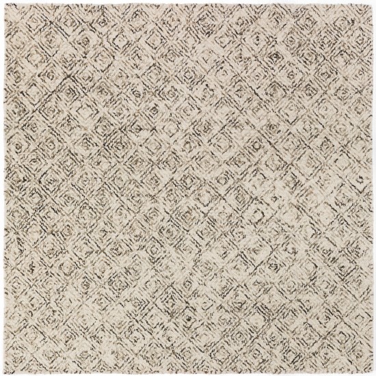 Zoe ZZ1 Chocolate 10' x 10' Square Rug