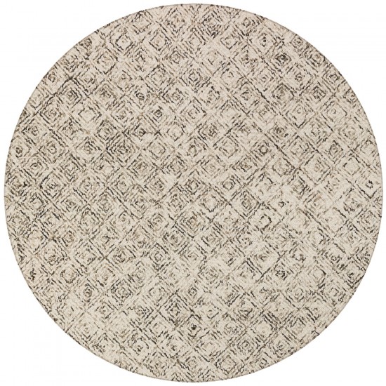 Zoe ZZ1 Chocolate 12' x 12' Round Rug