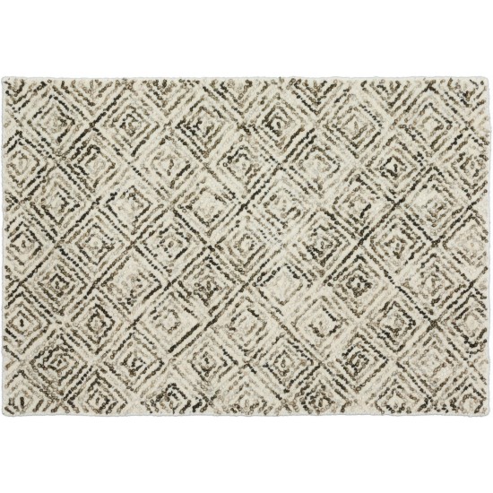 Zoe ZZ1 Chocolate 2' x 3' Rug