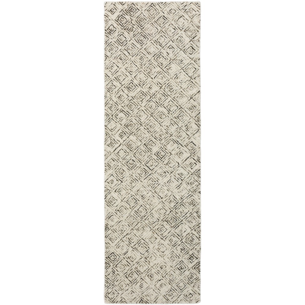 Zoe ZZ1 Chocolate 2'3" x 7'6" Runner Rug