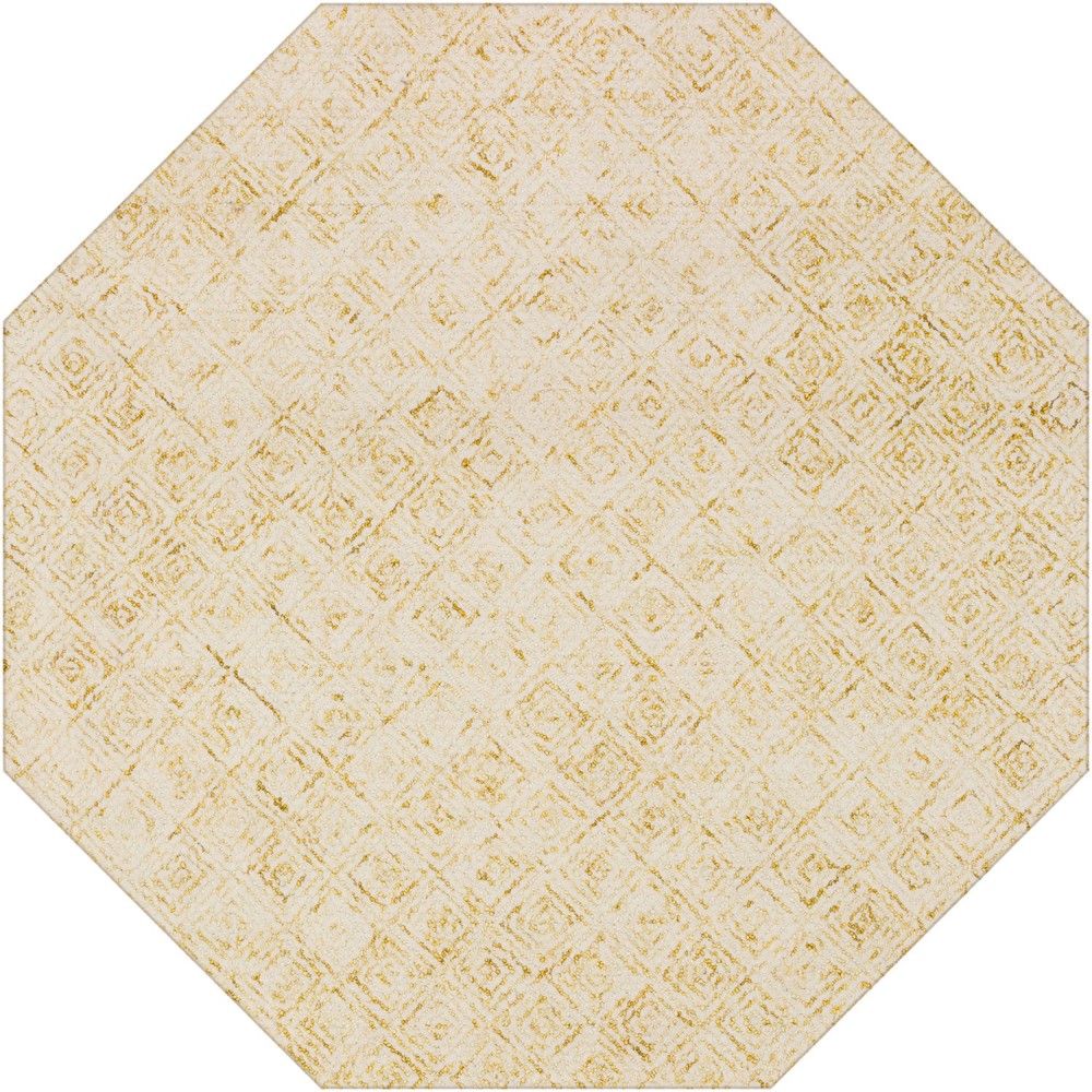 Zoe ZZ1 Gold 12' x 12' Octagon Rug