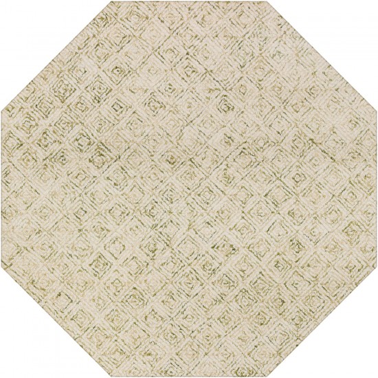 Zoe ZZ1 Lime 10' x 10' Octagon Rug